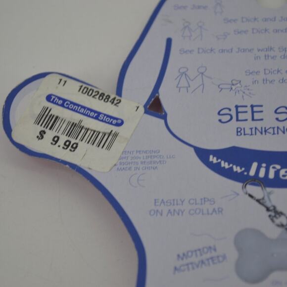 See Spot! Blinking Bone Barbie Pink Dog Pet Accessory for collar - Picture 6 of 16